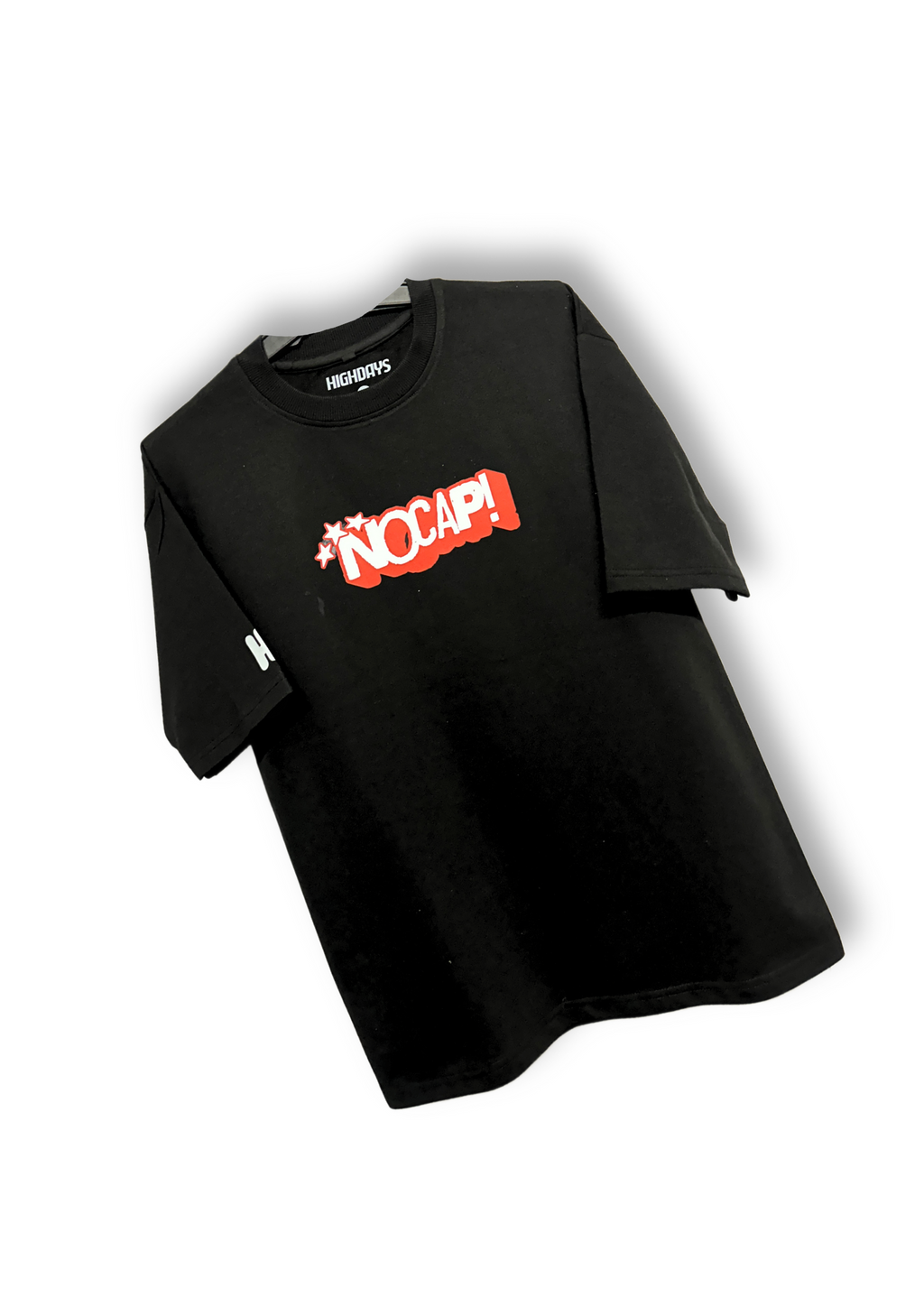 "NO CAP" Oversized Black T-shirt