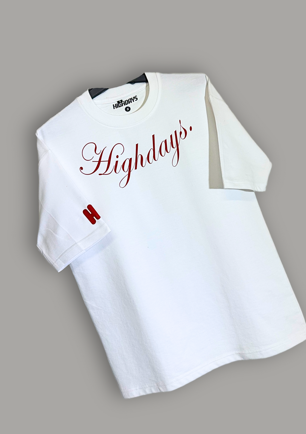 WHITE "Crimson Beetle" Oversized T-Shirt Heavyweight