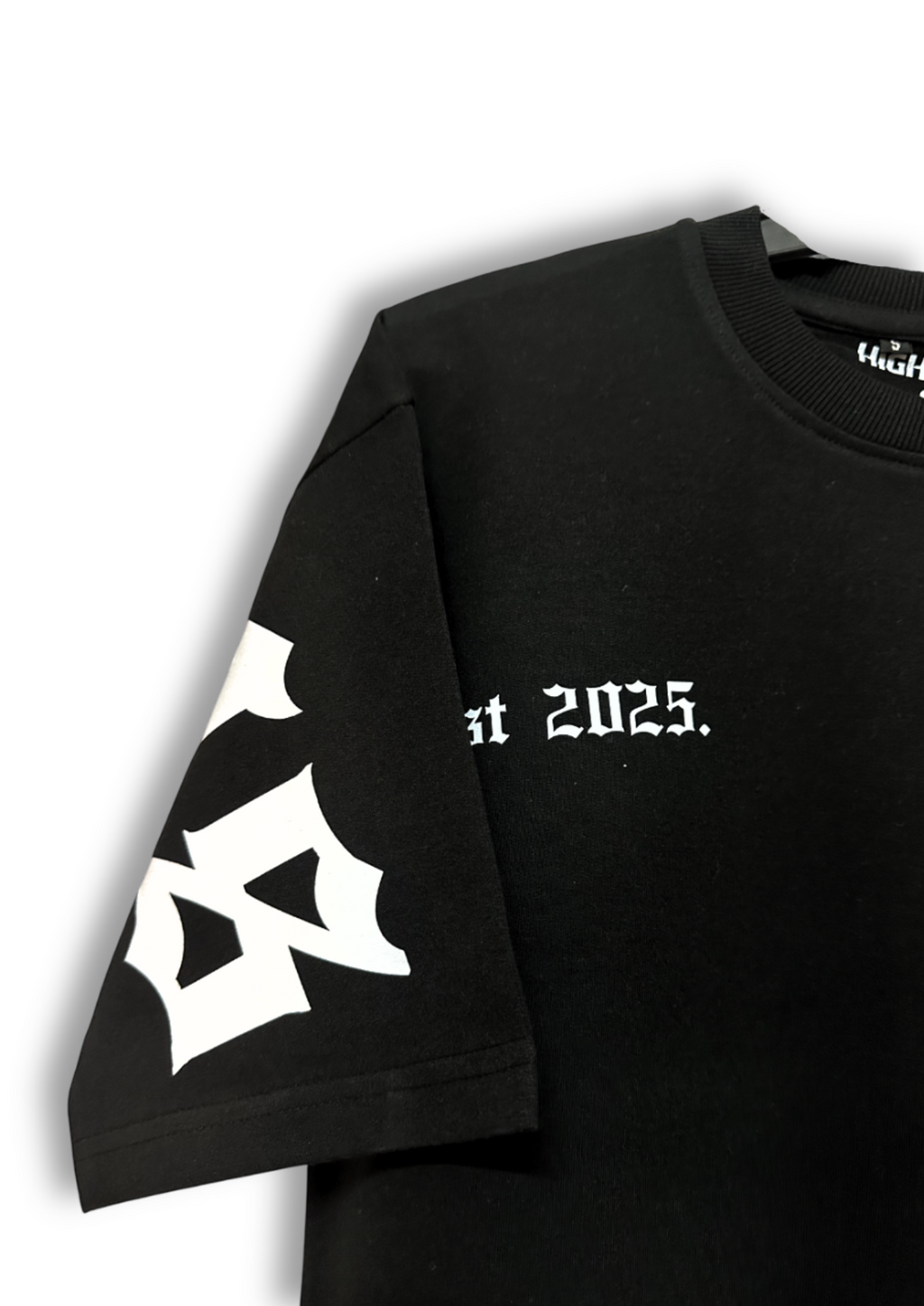 "Est Code" Oversized T-shirt Heavyweight