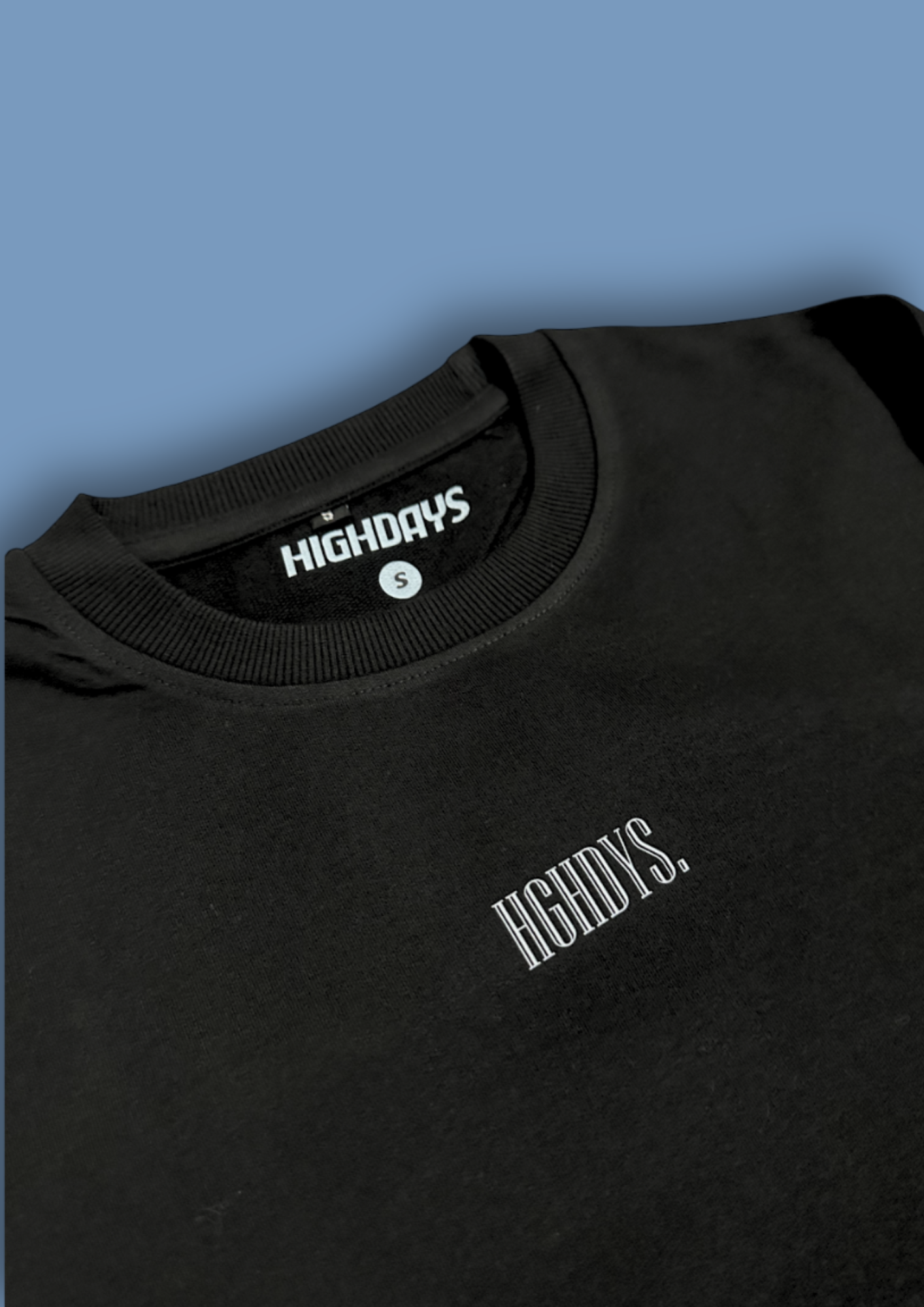 "Blue Burn" Oversized T-shirt Heavyweight