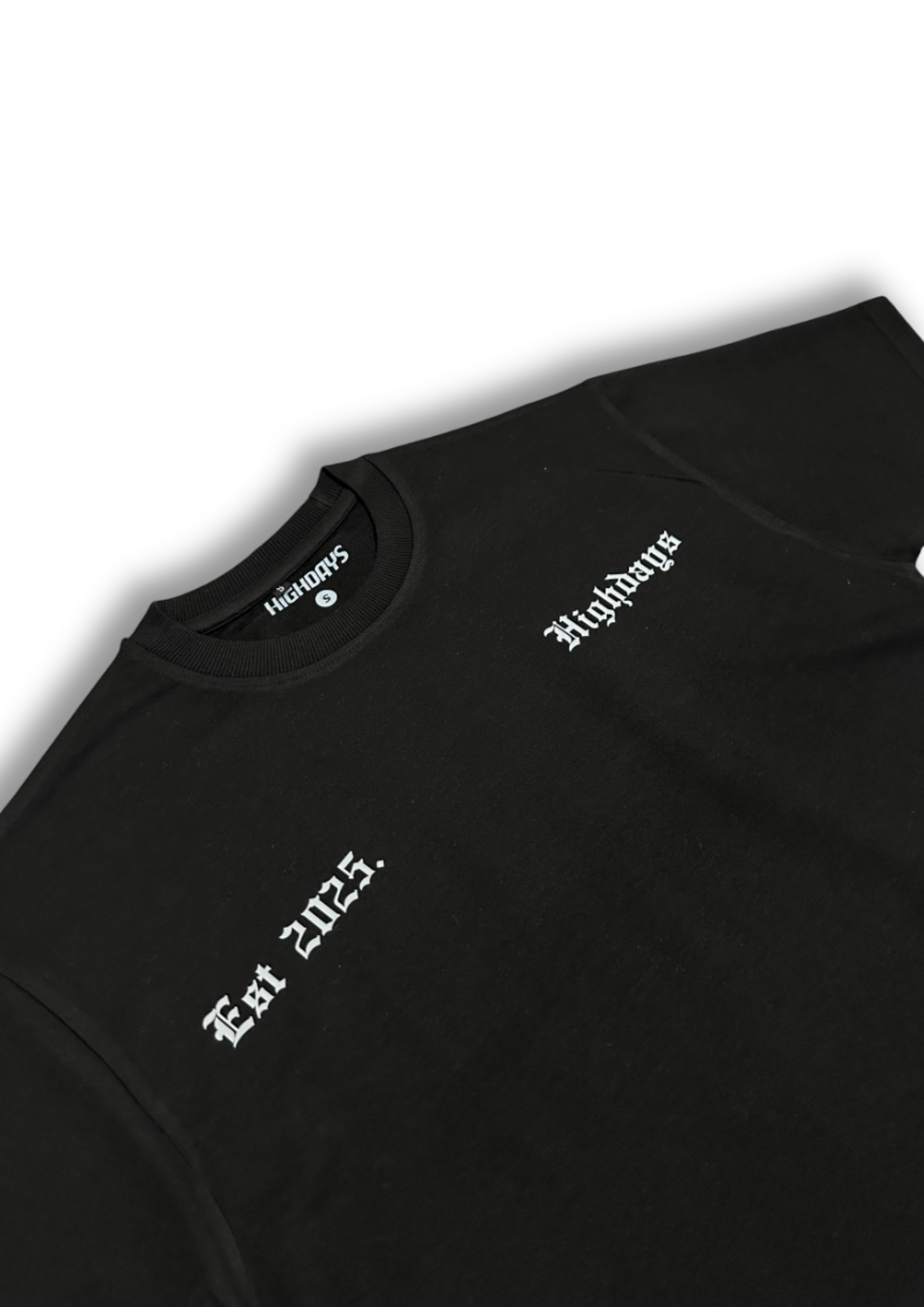 "Est Code" Oversized T-shirt Heavyweight
