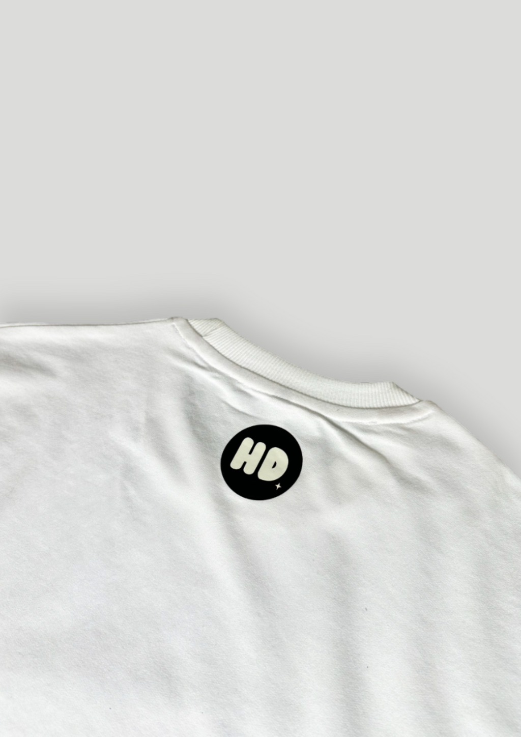 "Dead Air" Oversized White T-shirt