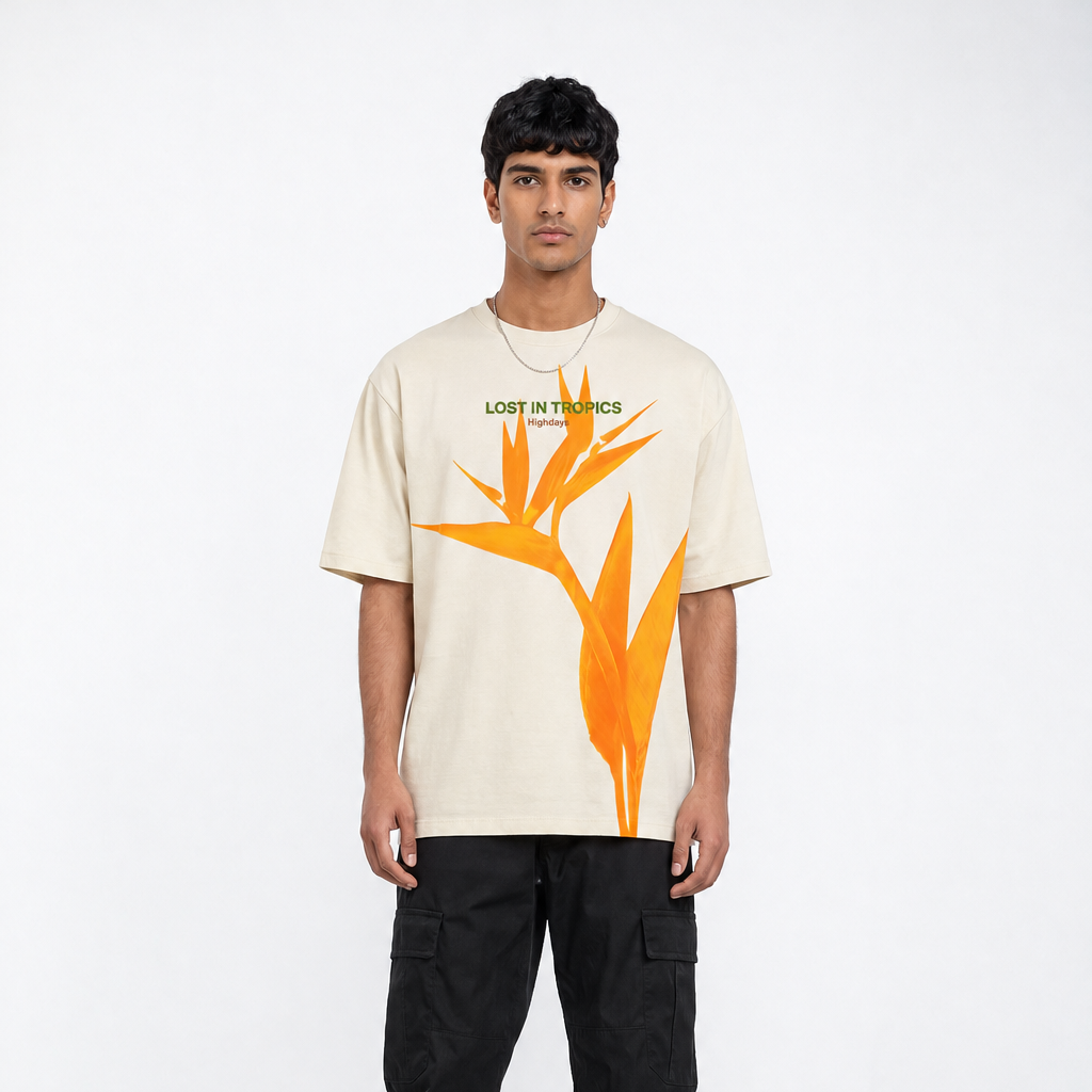 Paradise Bloom Boxy fit Tee