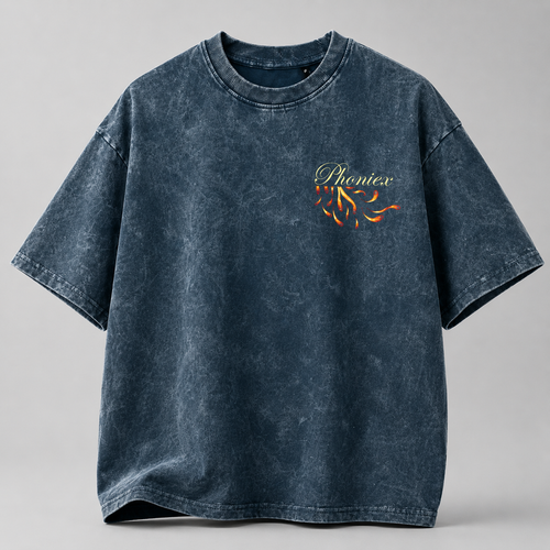 'Rise of Ashes' Acidwash Oversized tshirt