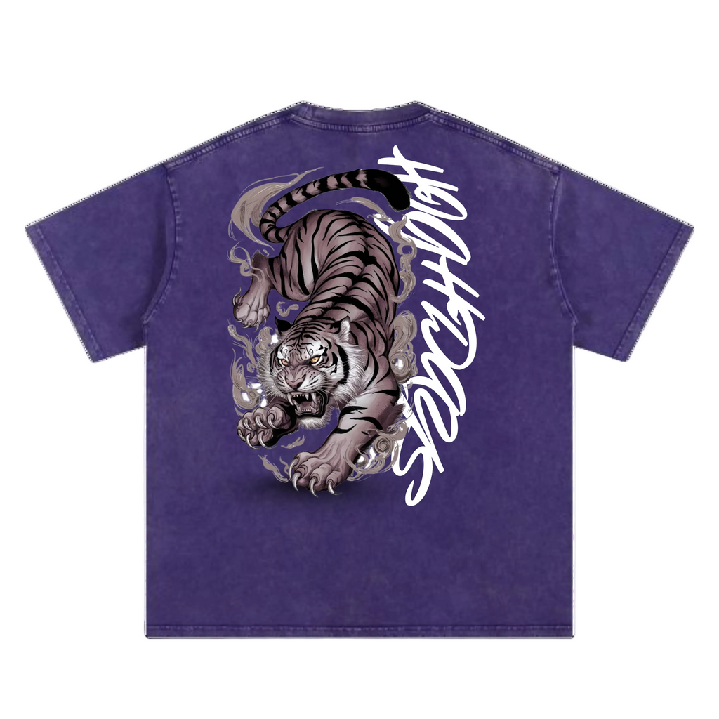 Purple Rage Oversized Acidwash T-shirt