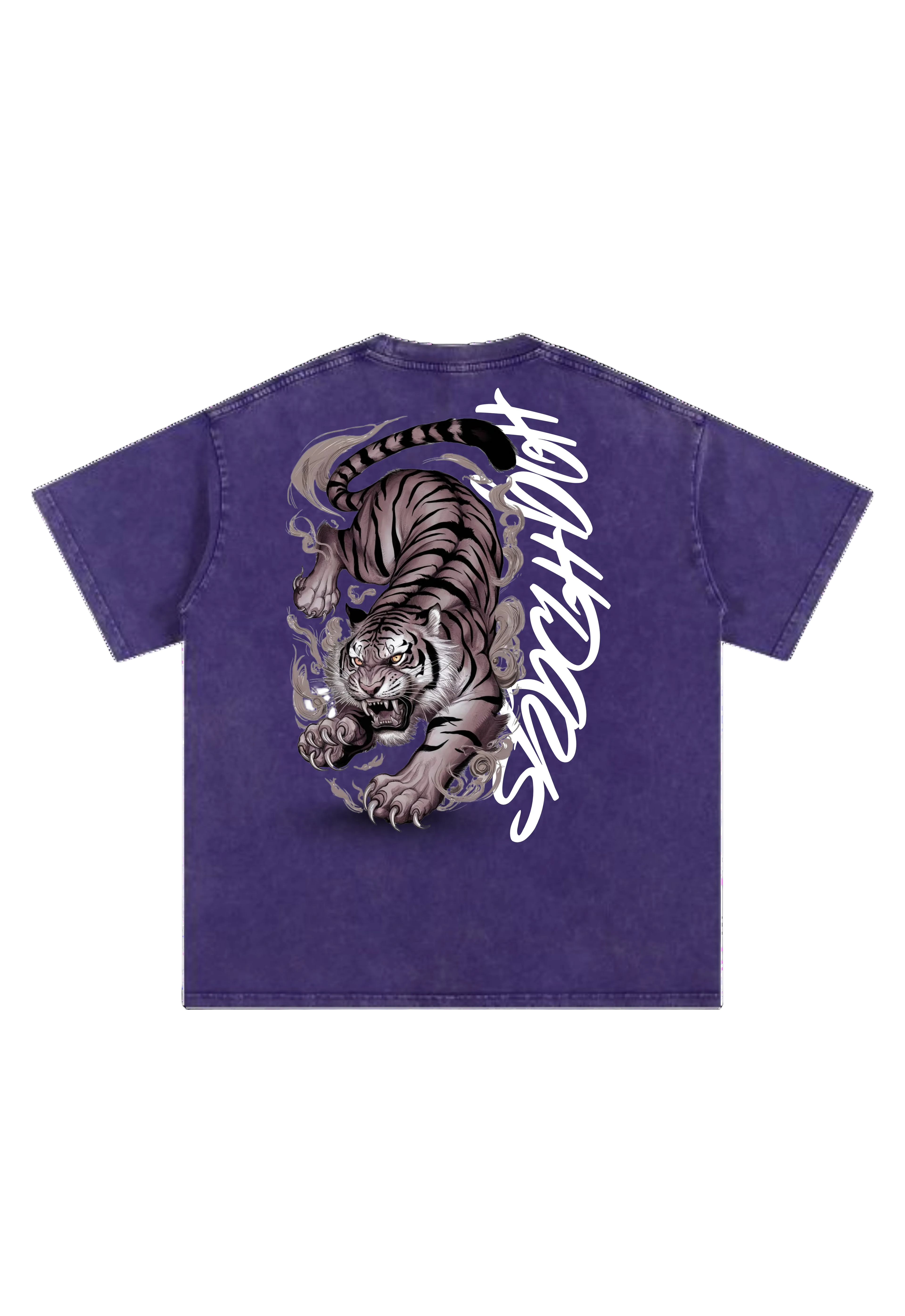 Purple Rage Oversized Acidwash T-shirt