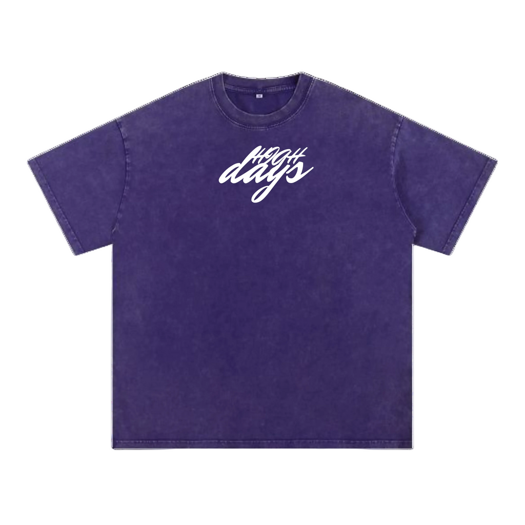 Purple Rage Oversized Acidwash T-shirt