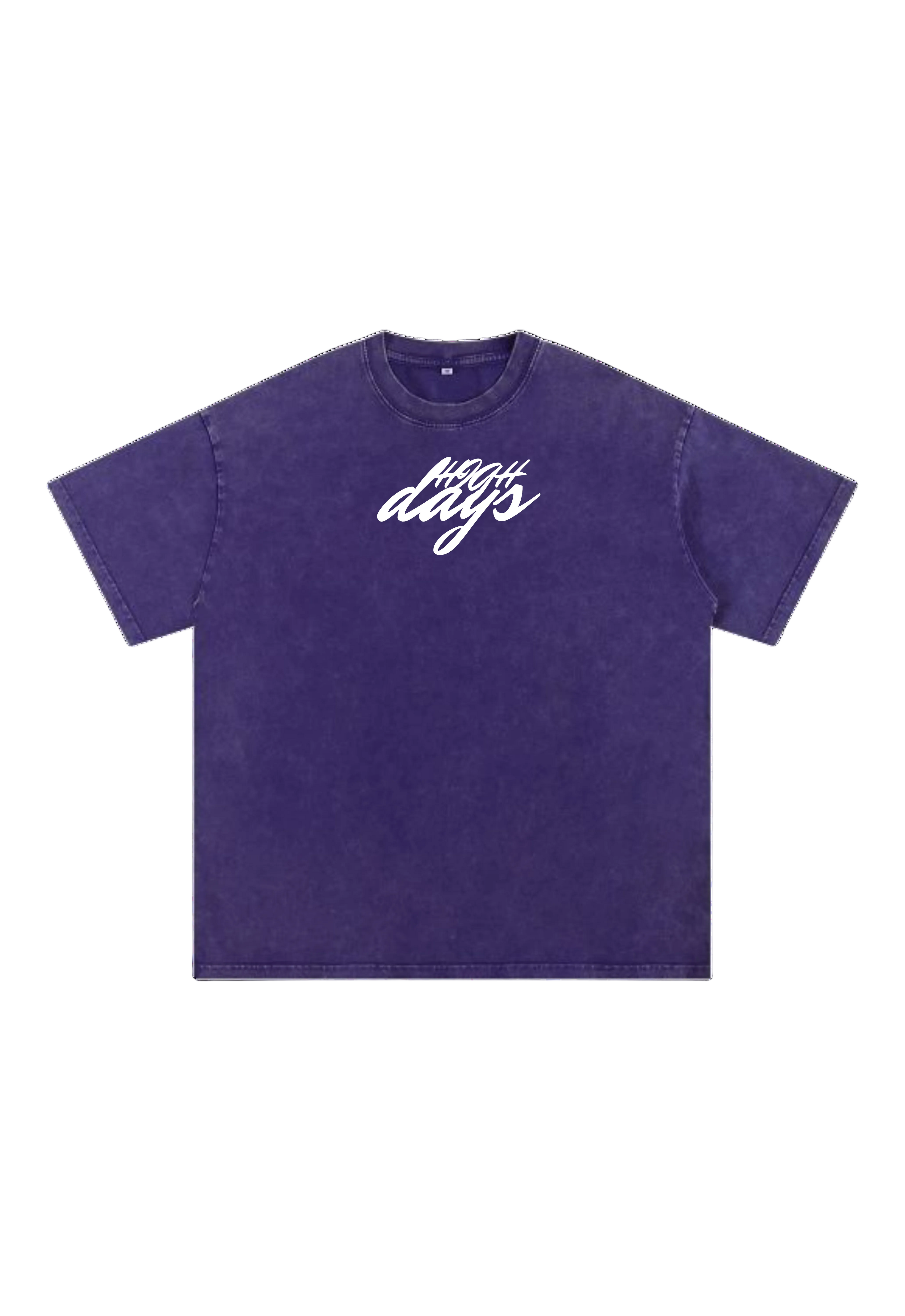 Purple Rage Oversized Acidwash T-shirt