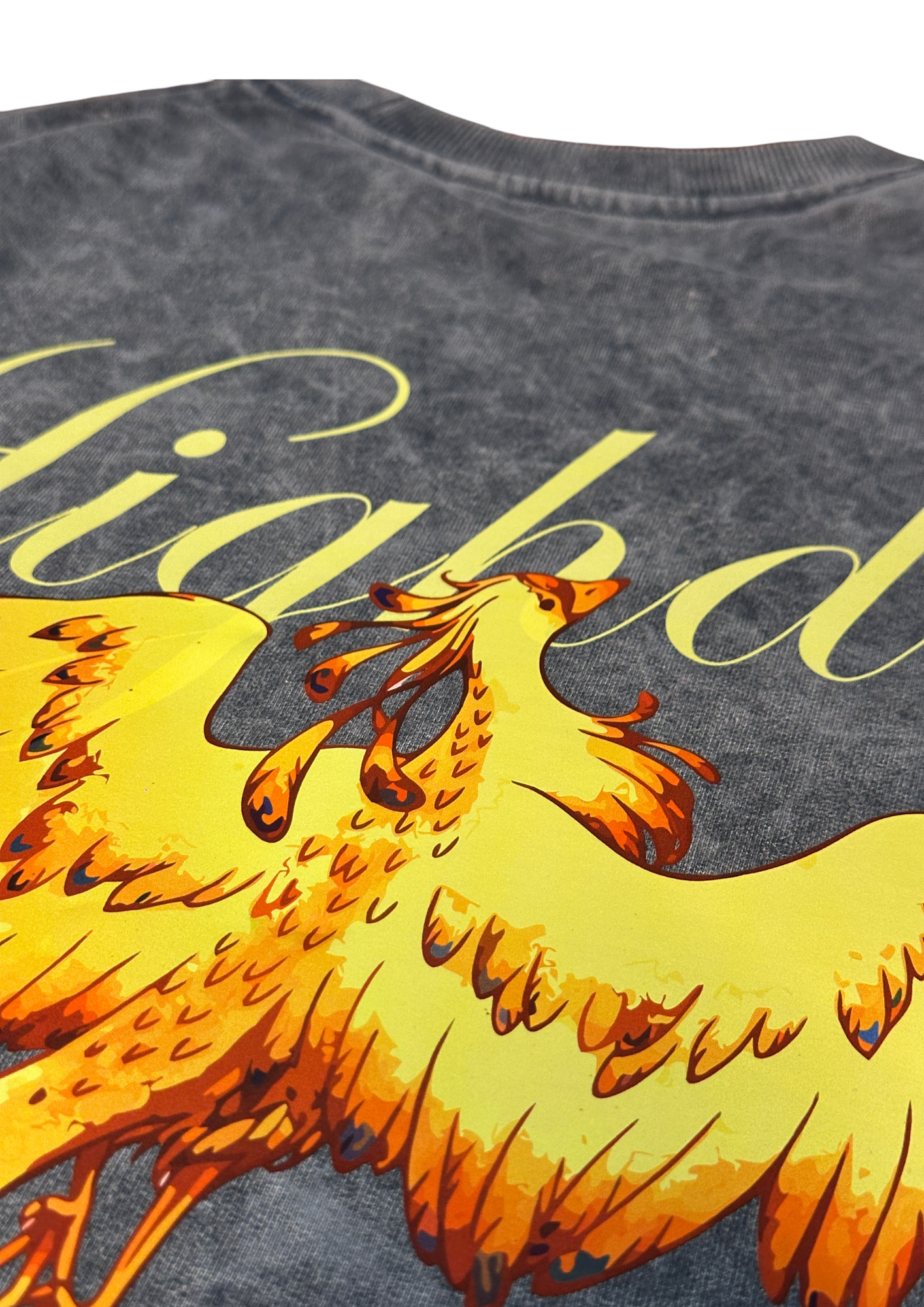 'Rise of Ashes' Acidwash Oversized tshirt